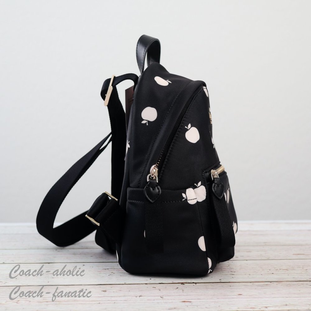 NWT Kate Spade New York Chelsea Mini Nylon Backpack in Orchard Toss Print - Picture 3 of 9